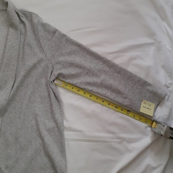 Eileen Fisher Organic Cotton Herringbone Duster Long Jacket - PL - Picture 9 of 11